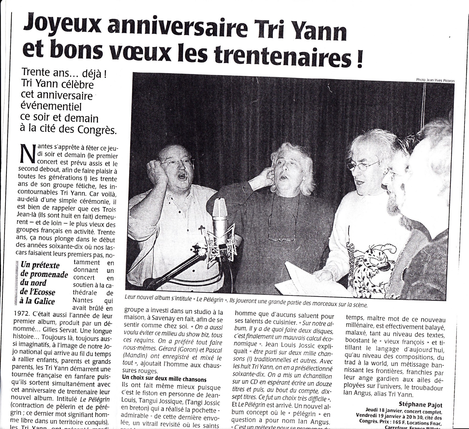 2001 Album le Pélegrin