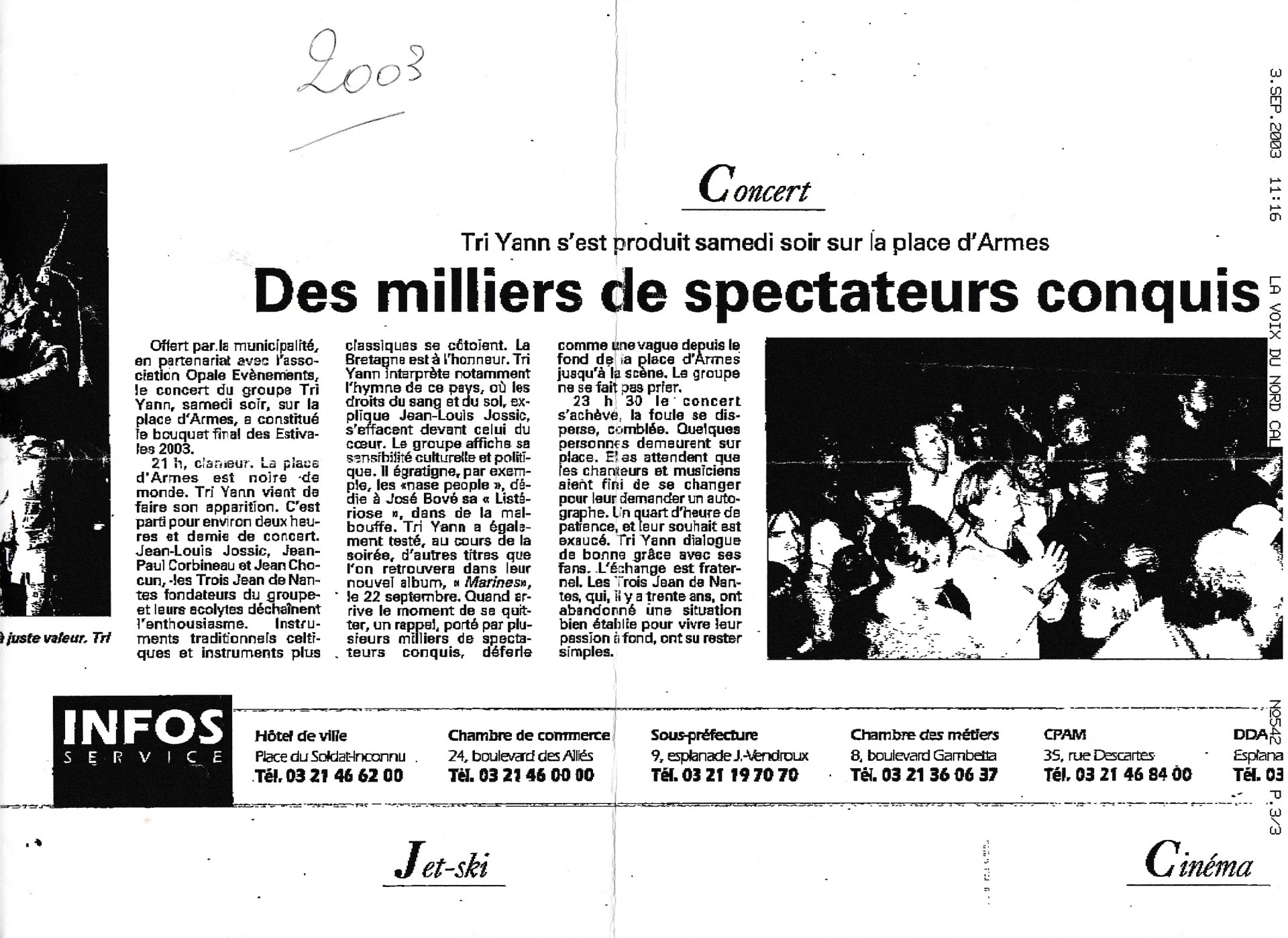 2003 Calais